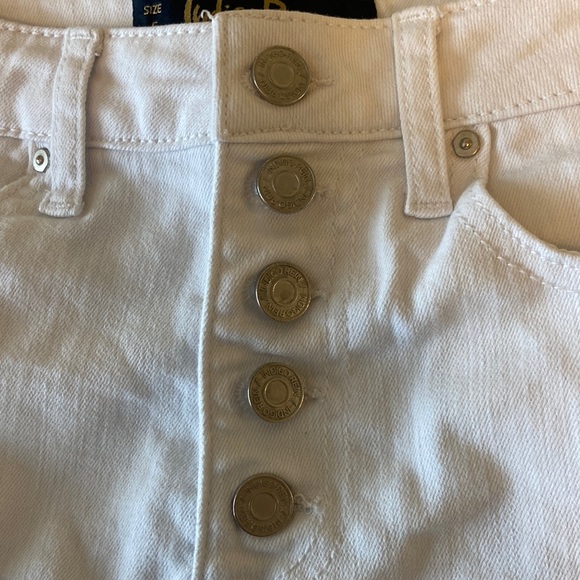 NWOT Indigo Rein white cutoff jean shorts 5 - Picture 2 of 7